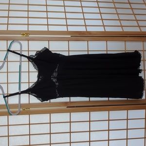 Black lace nightgown